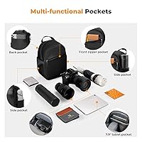 Vista 3 de K&F CONCEPT Small Camera Bag for Photographer, Camera Sling Crossbody bag for DSLR/SLR/Mirrorless Camera, Compact Camera Case for Men and Women