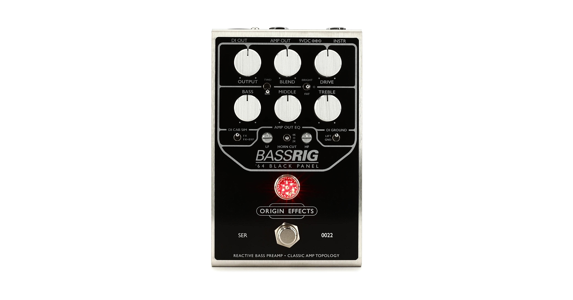 Amazon.com: Origin Effects BassRig '64 Black Panel Bass