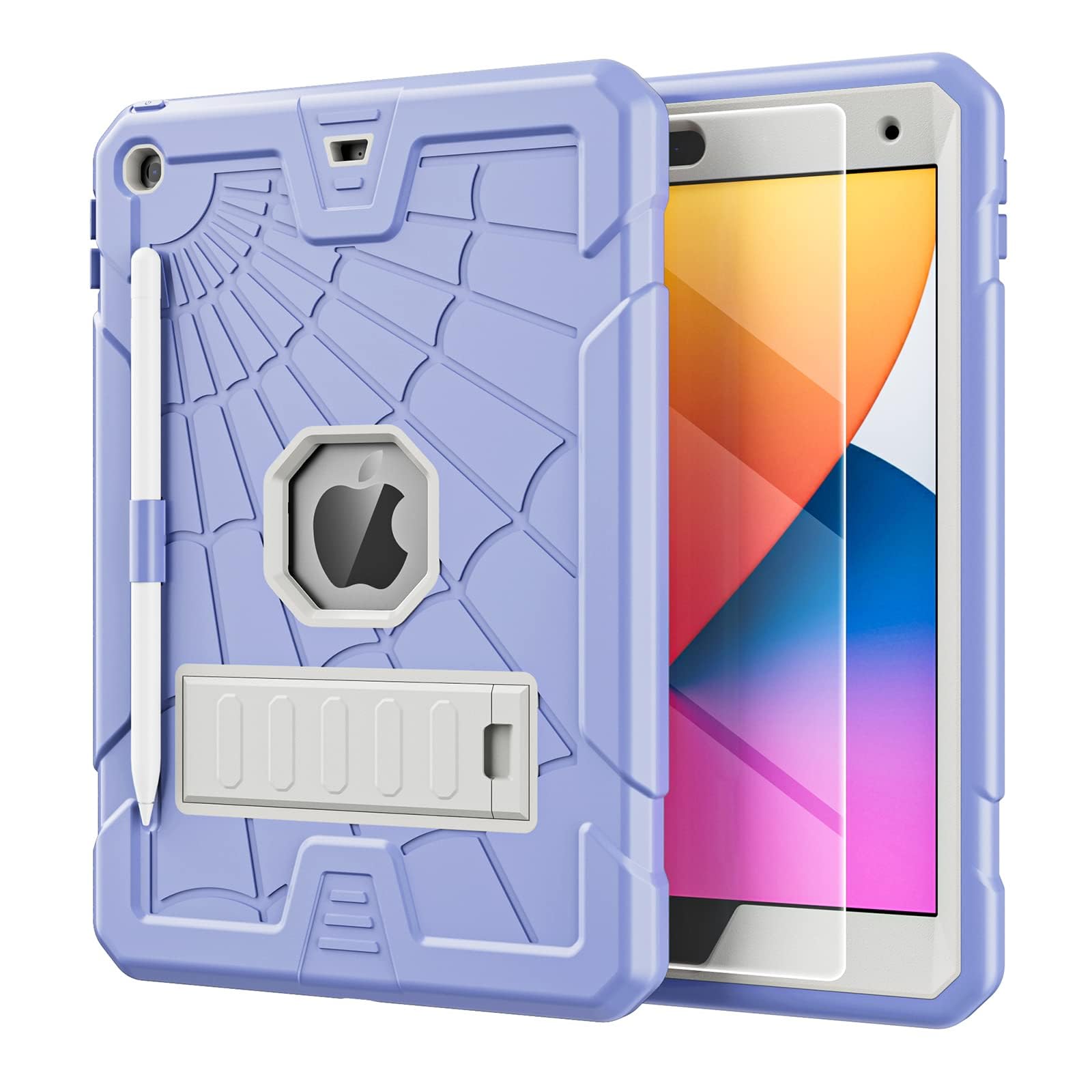 TSQQST iPad 9th/8th/7th Generation Case for Kids w/Glass Screen Protector — Amazon image 22