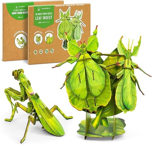 STEM Toys - Rompecabezas de papel 3D ecológicos, juguetes educativos para niños de 7 años, juguetes preescolares para cumpleaños, Navidad,
