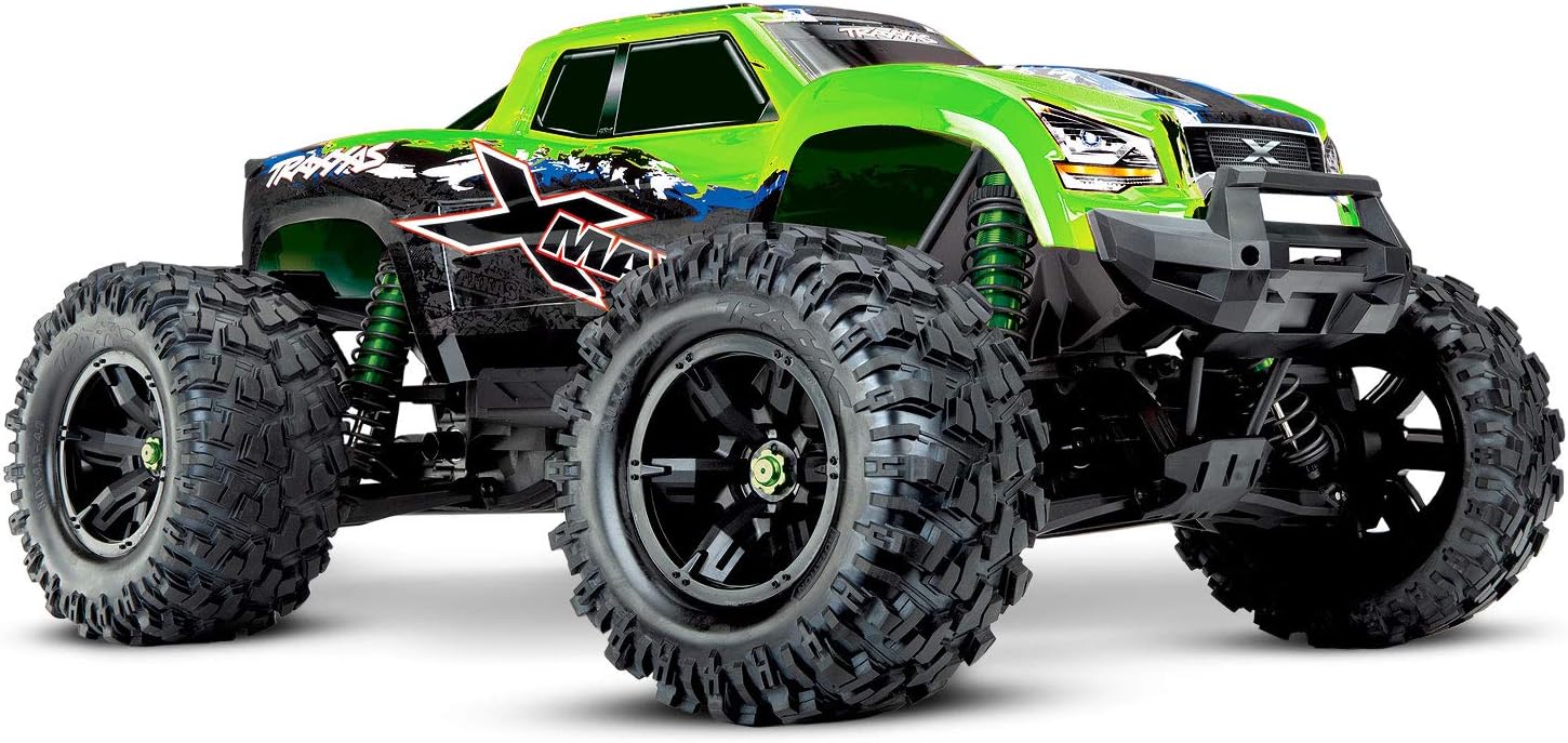 Traxxas TRA77086-4-GRNX X-Maxxยฎ 8S ESC GREEN Brushless Electric Monster Truck with TQi