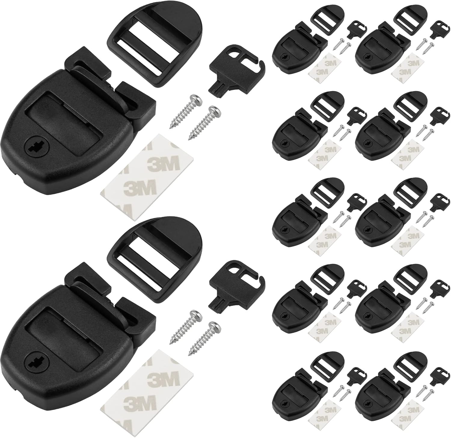 Gnellkoor Spa Cover Clips, 12 Pack Hot Tub Cover Clips