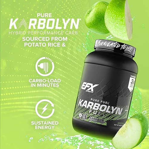 Miniatura 85 de EFX Sports Karbolyn Fuel | Polvo de carbohidratos de rápida absorción | Carga de carbohidratos, energía sostenida, recuperación rápida, sin