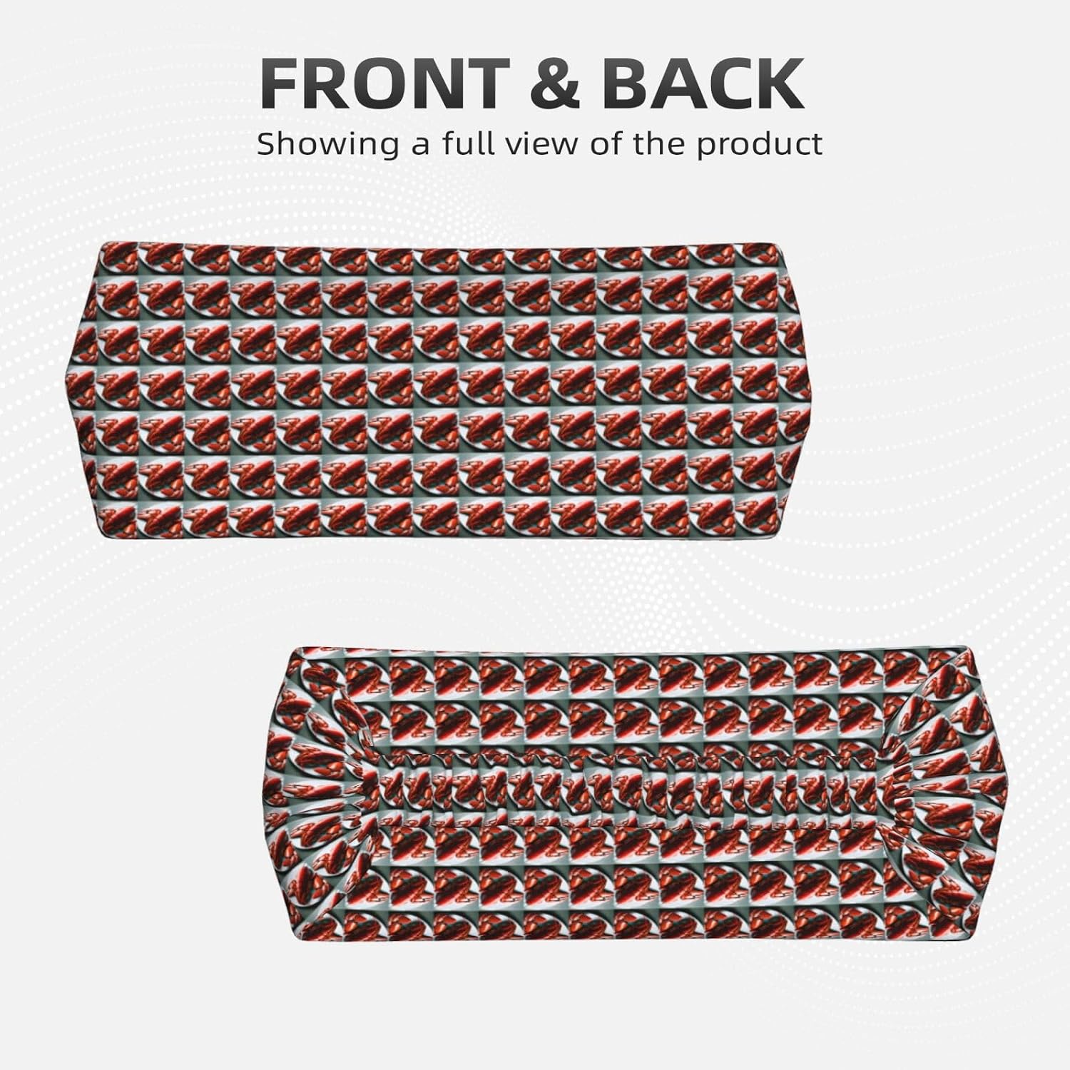Lobster Print Elastic Headband Breathable Workout Hair Band Running Cycling Outdoor Activities