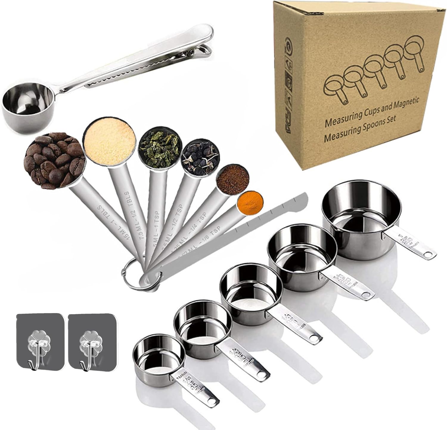 Measuring Cups And Spoons Set Of Flilail Kitchen Tools With