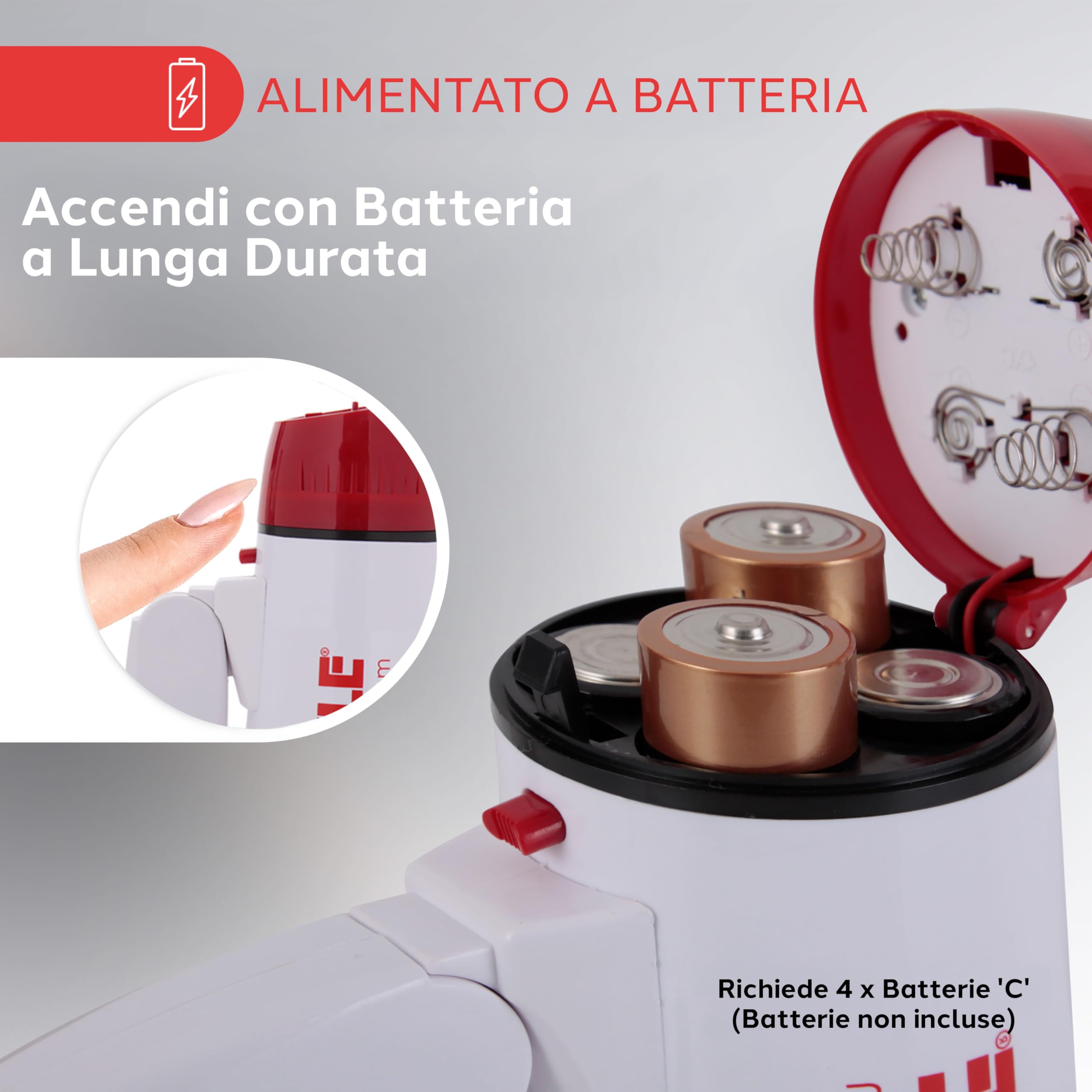 Pyle Megafono PA Bullhorn, Megafono Portatile 20 Watt e Controllo Volume Regolabile con Sirena Integrata & Portata di 730 Metri per Sport e Sicurezza