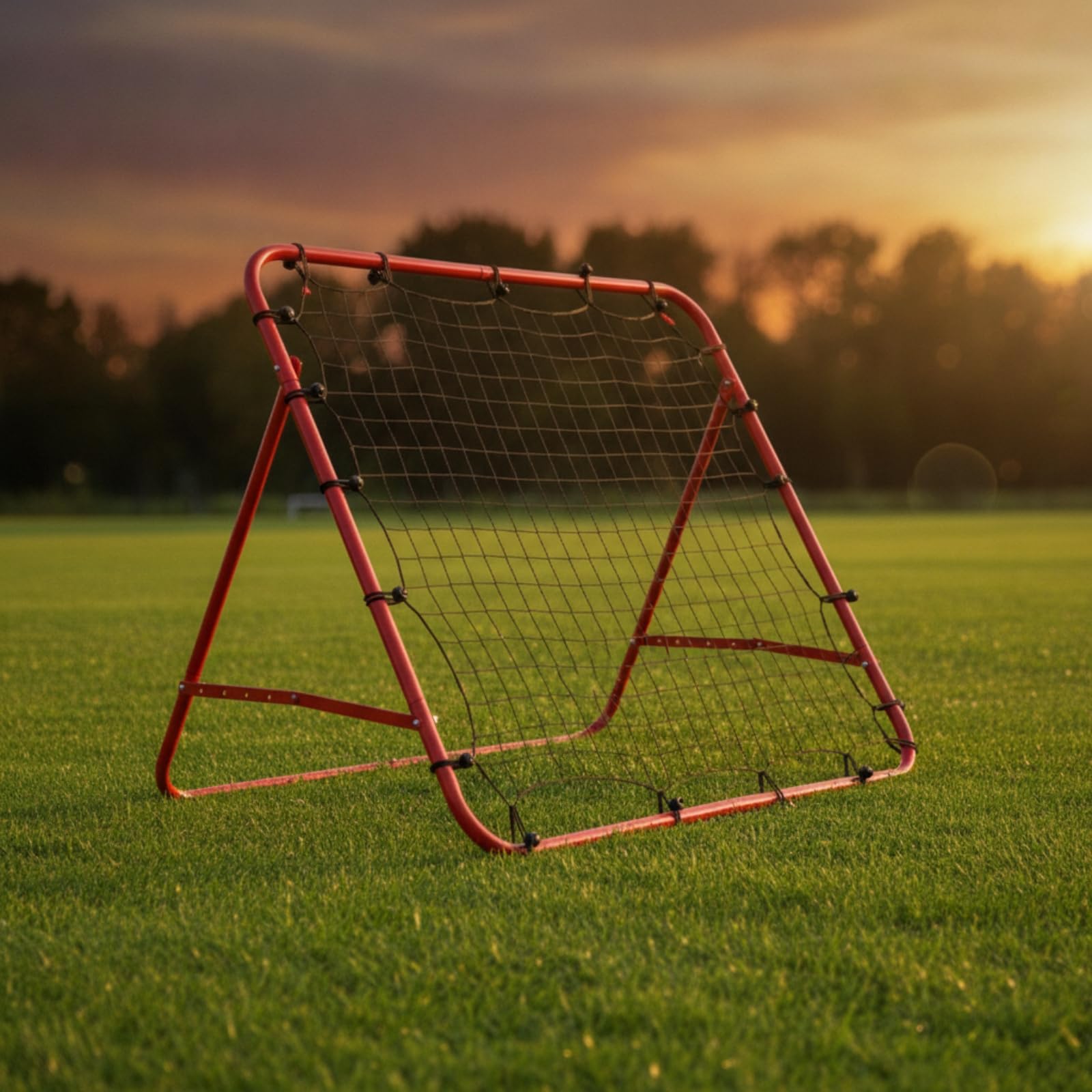 Rebounder Calcio XXL Rete da Risposta | Autoportante, Rebounder da Calcio, Stabile, Rimbaltore con Base, per Giardino, Bambini