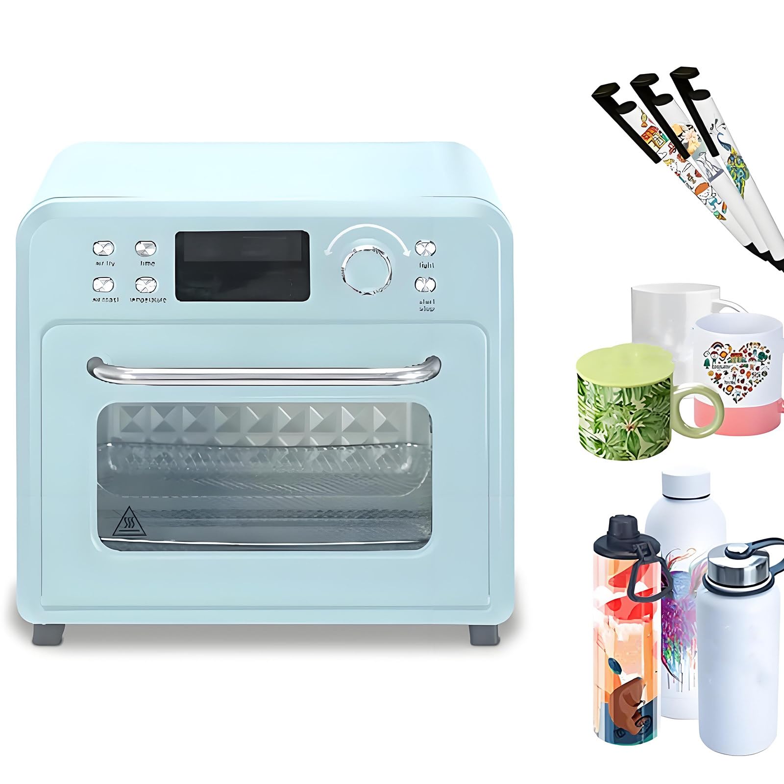 Machine à sublimation 230°C pour transfert de gobelets, bouteilles et tasses vierges