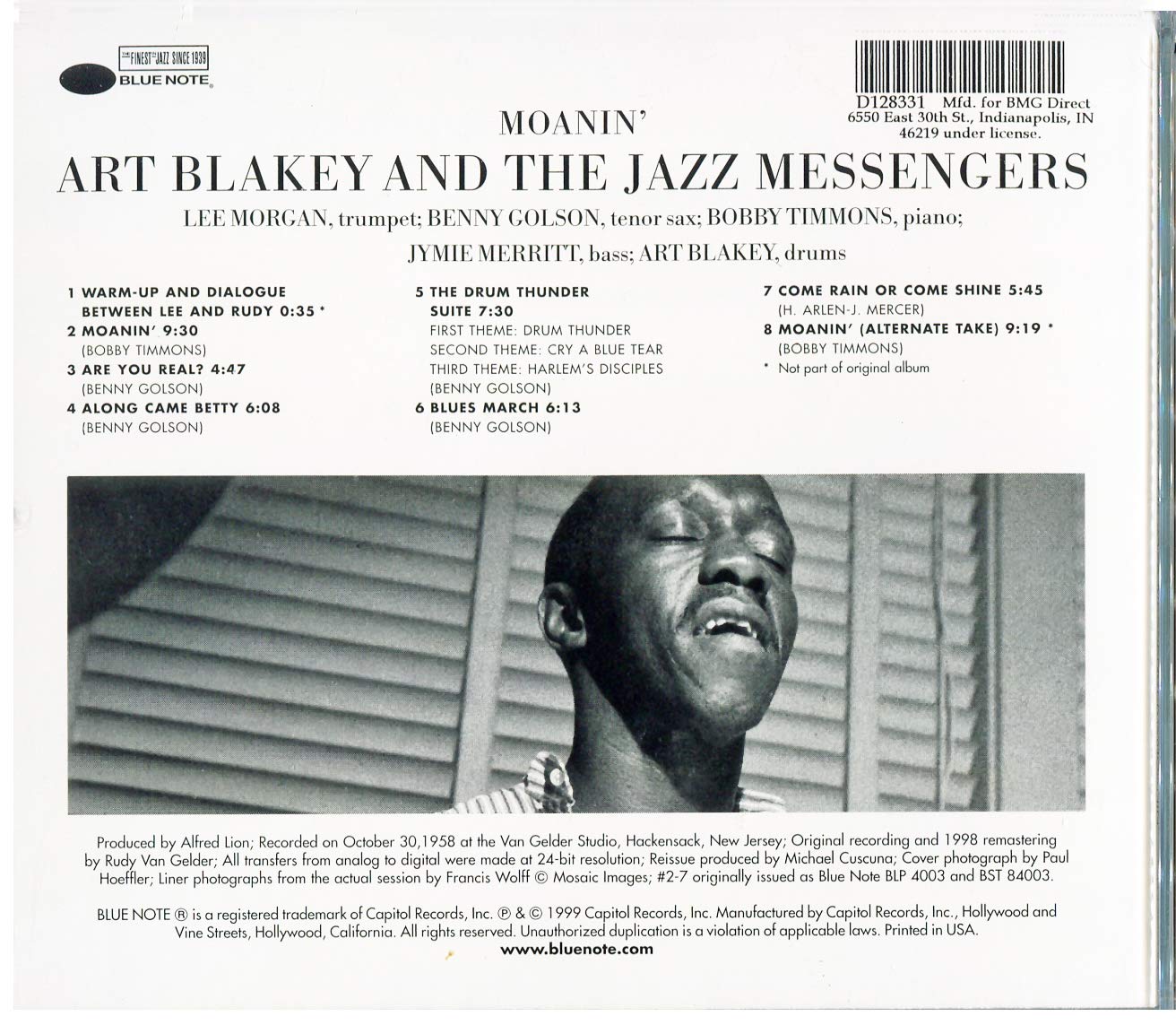 Art Blakey and the Jazz Messengers Blue Note 400