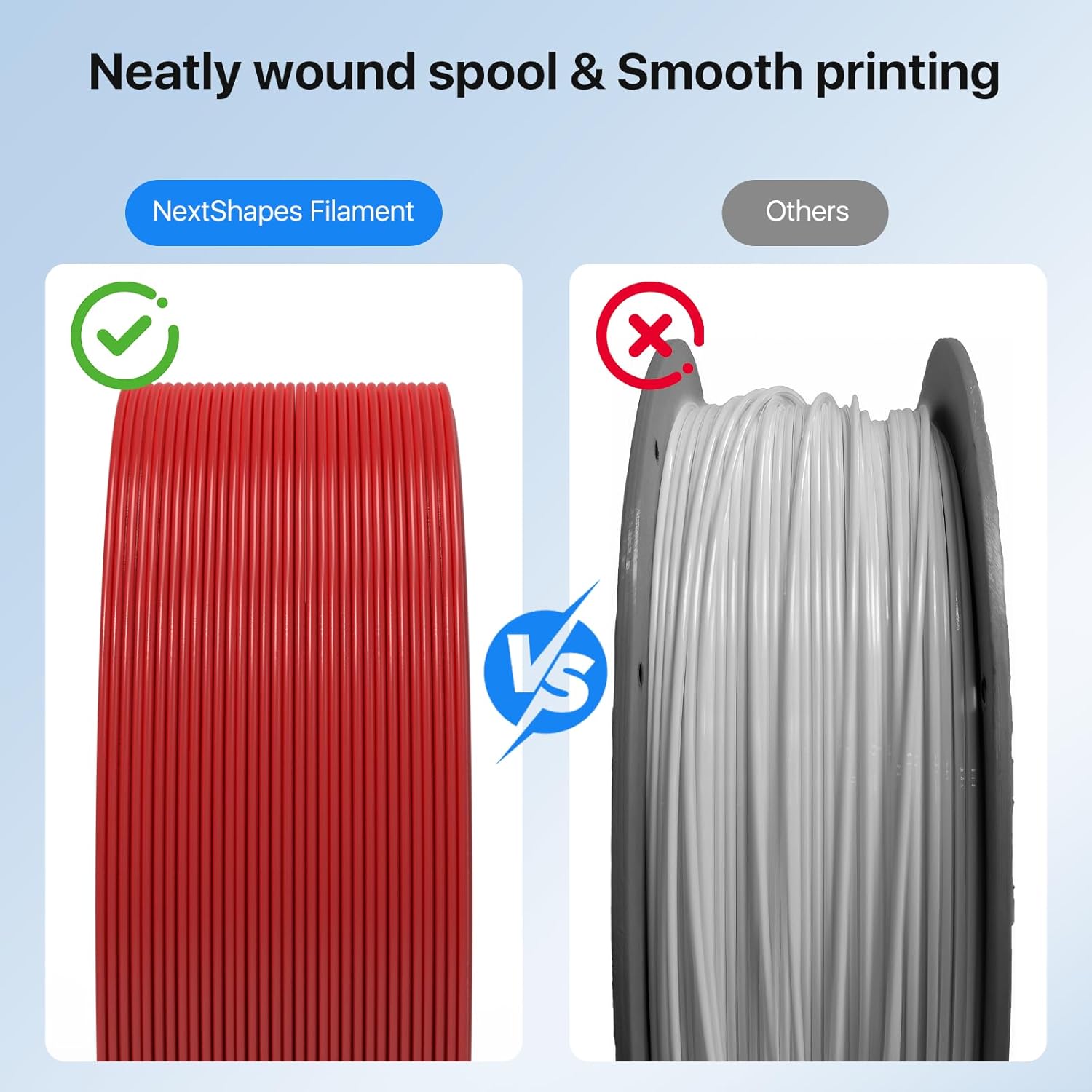 PETG Filament Refill 1.75mm, High Toughness, Low Stringing, 3D Printer Filament Dimensional Accuracy +/- 0.02mm, Fit for Most FDM 3D Printers​ (Marble, 1000g)