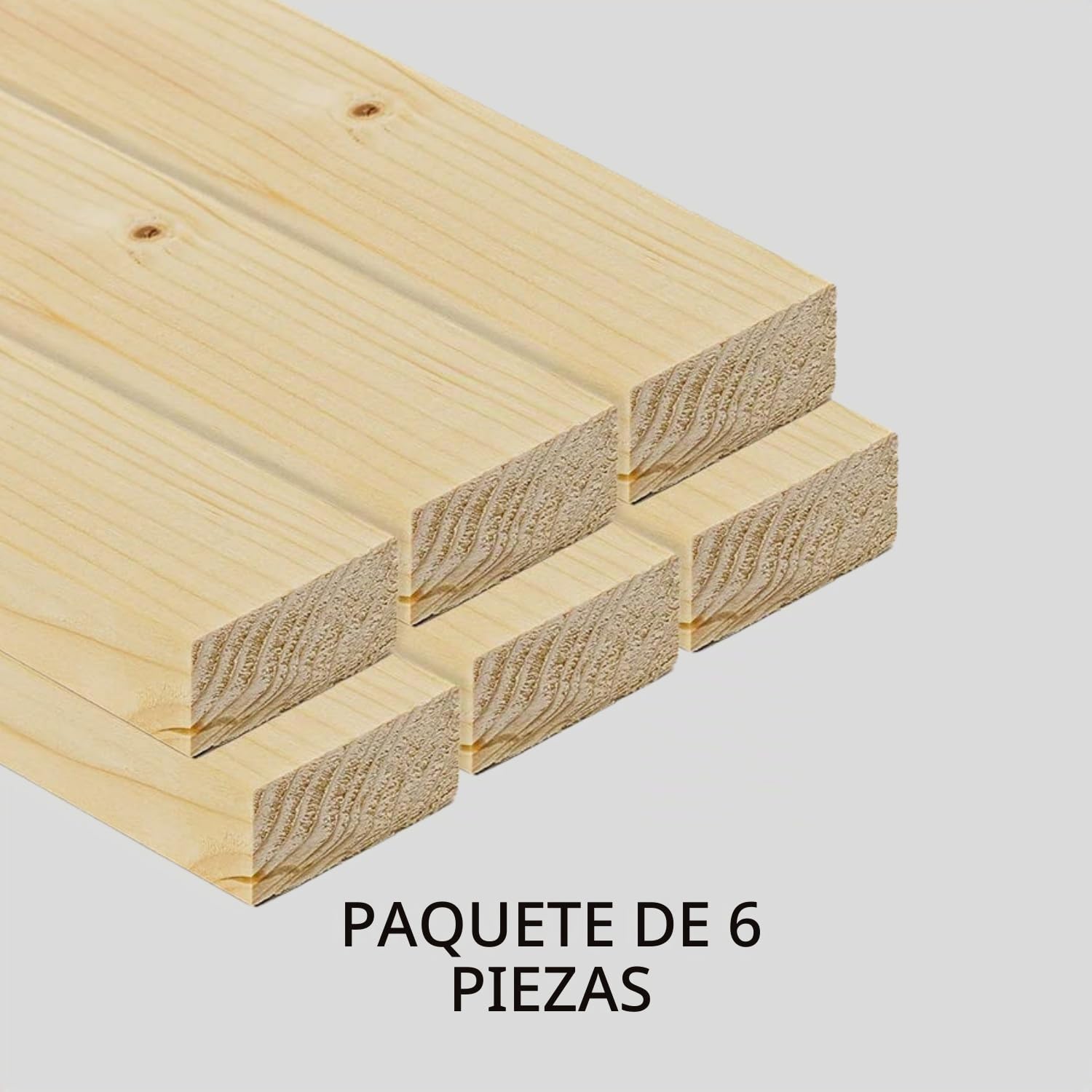 Twe - Listones de madera maciza de abeto 20 x 40 x 3 metros cepillados en cuatro lados con chaflán en aristas, fabricado en Italia, paquete de 6 unidades