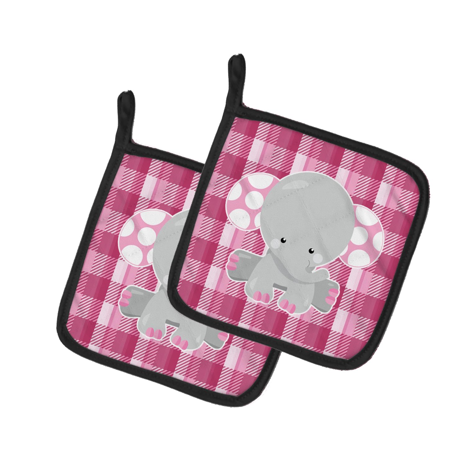 Agarraderas de elefante rosa para cocinar con estilo y alegría en tu hogar