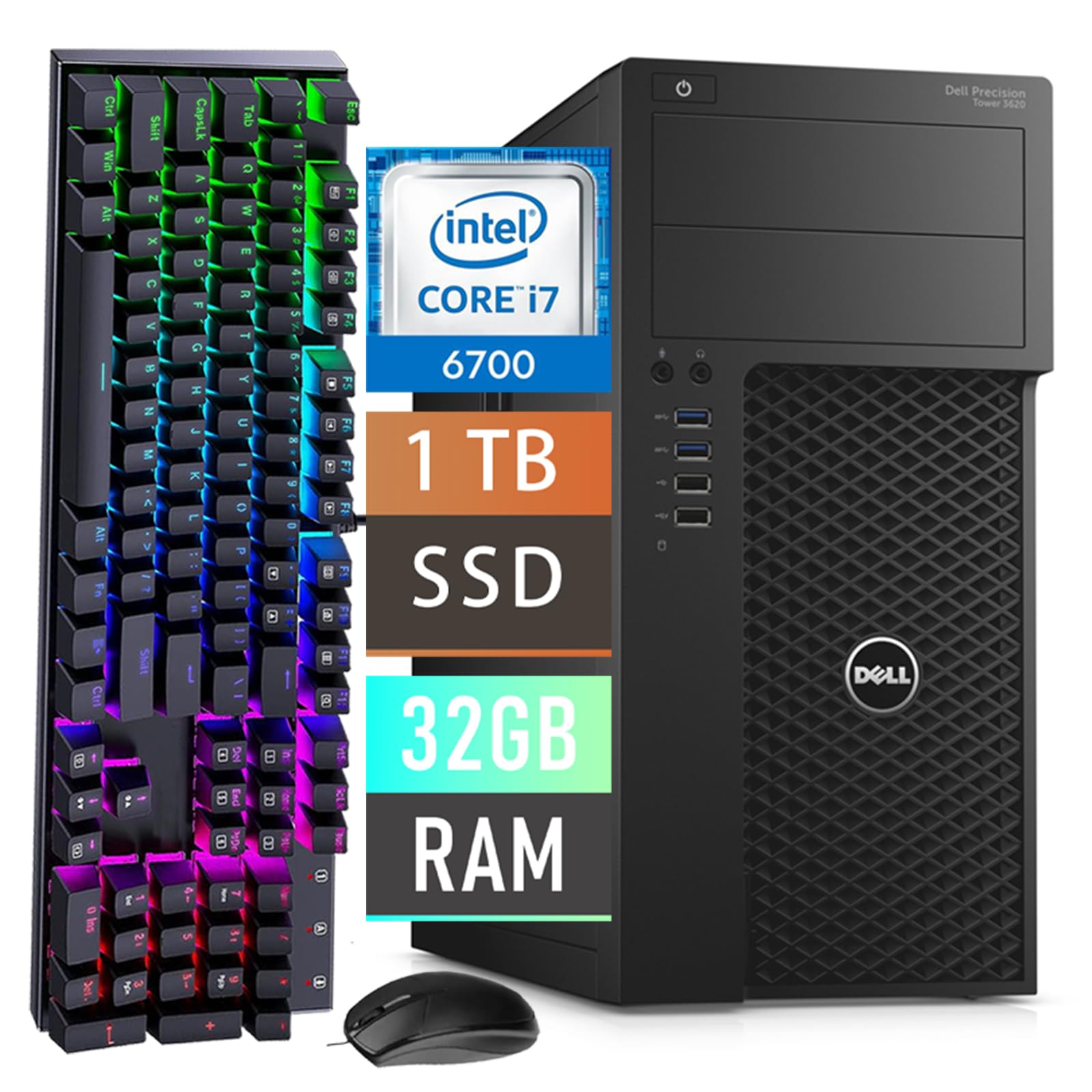 Amazon.com: Dell Precision 3620 Tower Desktop Computer PC
