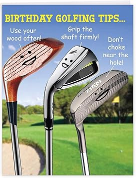Carte D Anniversaire Humoristique Avec Enveloppe 21 6 X 27 9 Cm Jumbo Birthday Golfing Tips Drive Jeton Putt Hilarante Anniversaire Felicitations Surprise Pour Homme Et Femme Golfeurs J9002bdg Amazon Ca Fournitures Pour Le Bureau Carte D Anniversaire Humoristique Avec Enveloppe 21 6 X 27 9 Cm Jumbo Birthday Golfing Tips Drive Jeton Putt Hilarante Anniversaire Felicitations Surprise Pour Homme Et Femme Golfeurs J9002bdg Amazon Ca Fournitures Pour Le Bureau