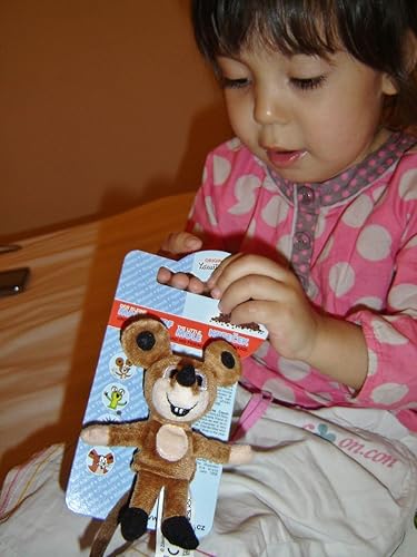 Miniatura 4 de Mouse 8cm marioneta de dedoamigo de Krtek el topoES UN suave y bonito regaloMaus fingerpuppemyska prstovy manasekegerke ujjbabA legkisebb