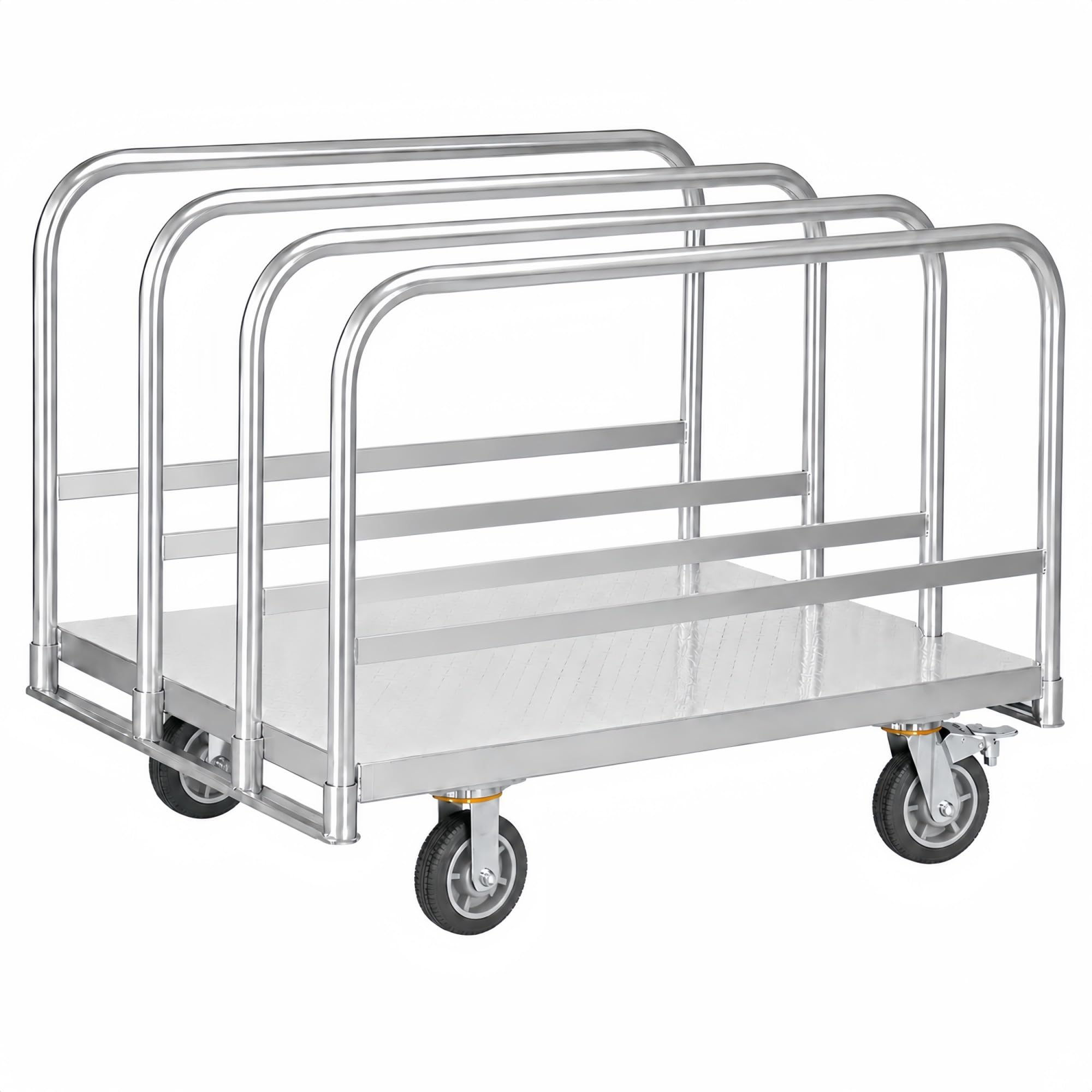 SMDLKVM Drywall Cart Dolly With Reinforced Beams And Brake Wheels