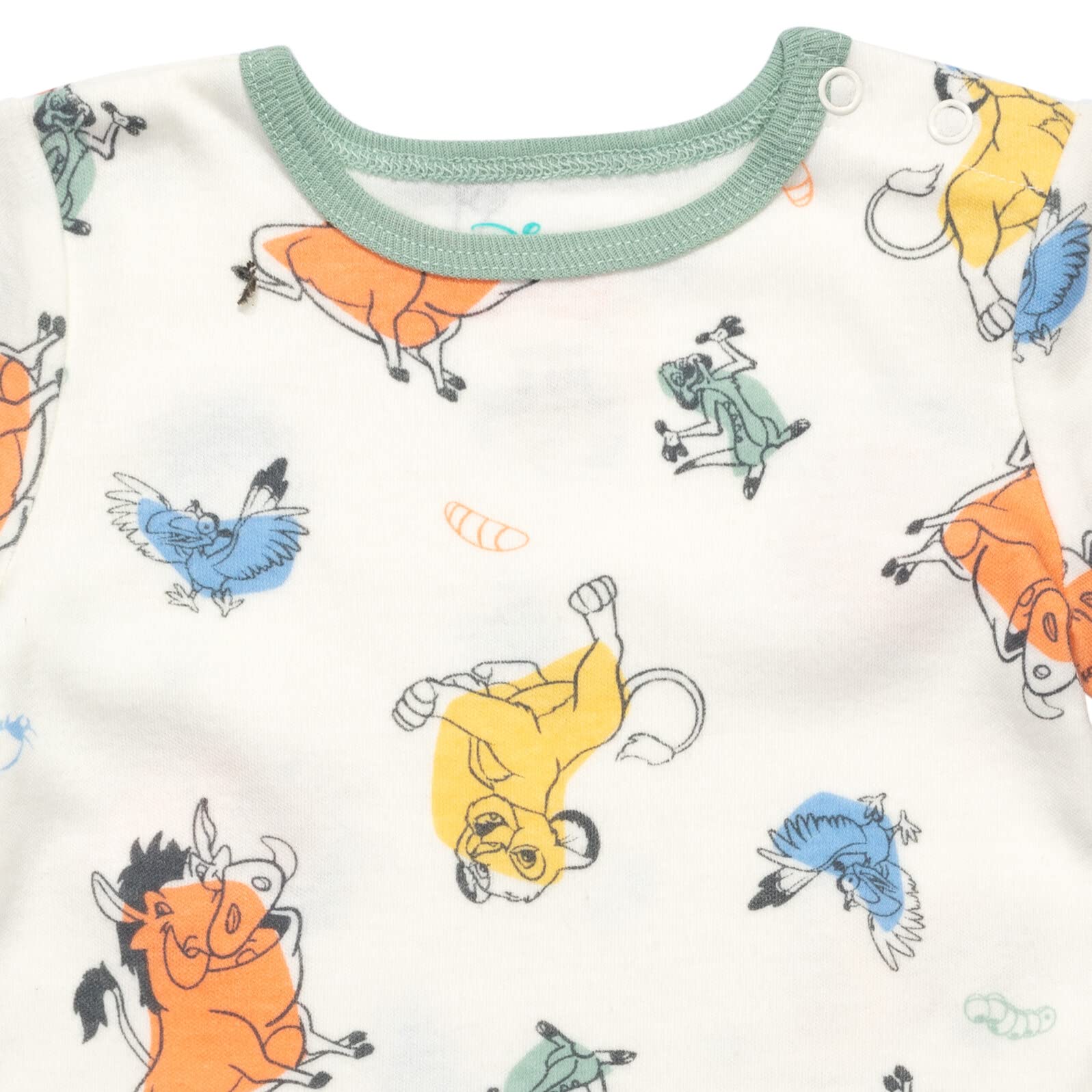 Disney Baby Französisch Frottee kurze Overalls, T-Shirt und Hut 3-teilige Outfit Set Neugeborenen für Babys Größen (0-24 Monate)