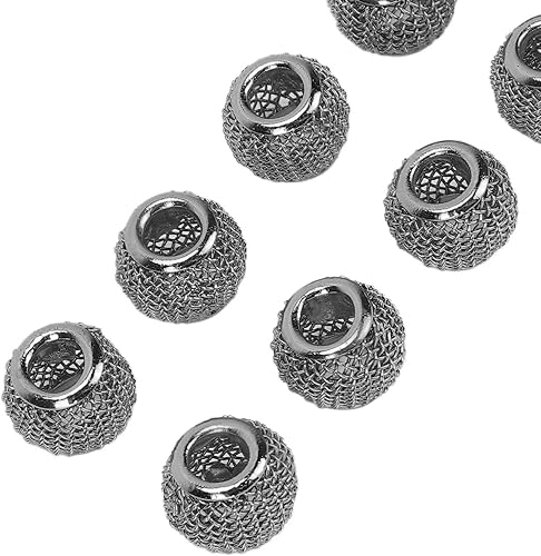 Miniatura 7 de 10 cuentas huecas para barba, rastas de cuentas, cuentas de barba para el cabello, cuentas de tubo para el cabello para barba vikinga o trenza o