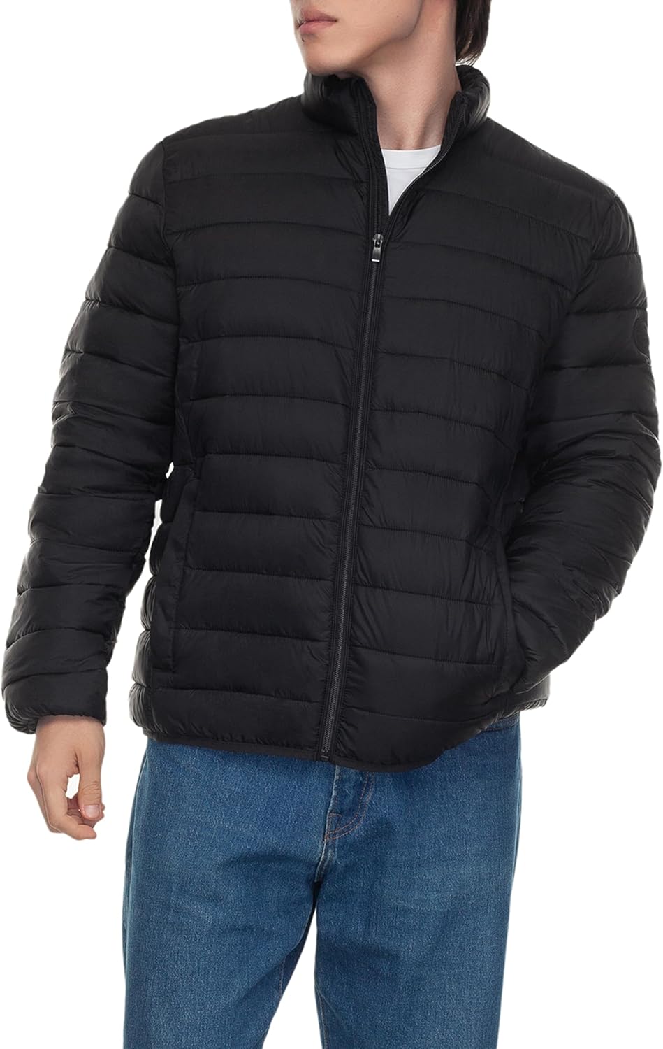 Rokka&Rolla Men's Lightweight Packable Puffer Jacket Winter Coat - Image 2