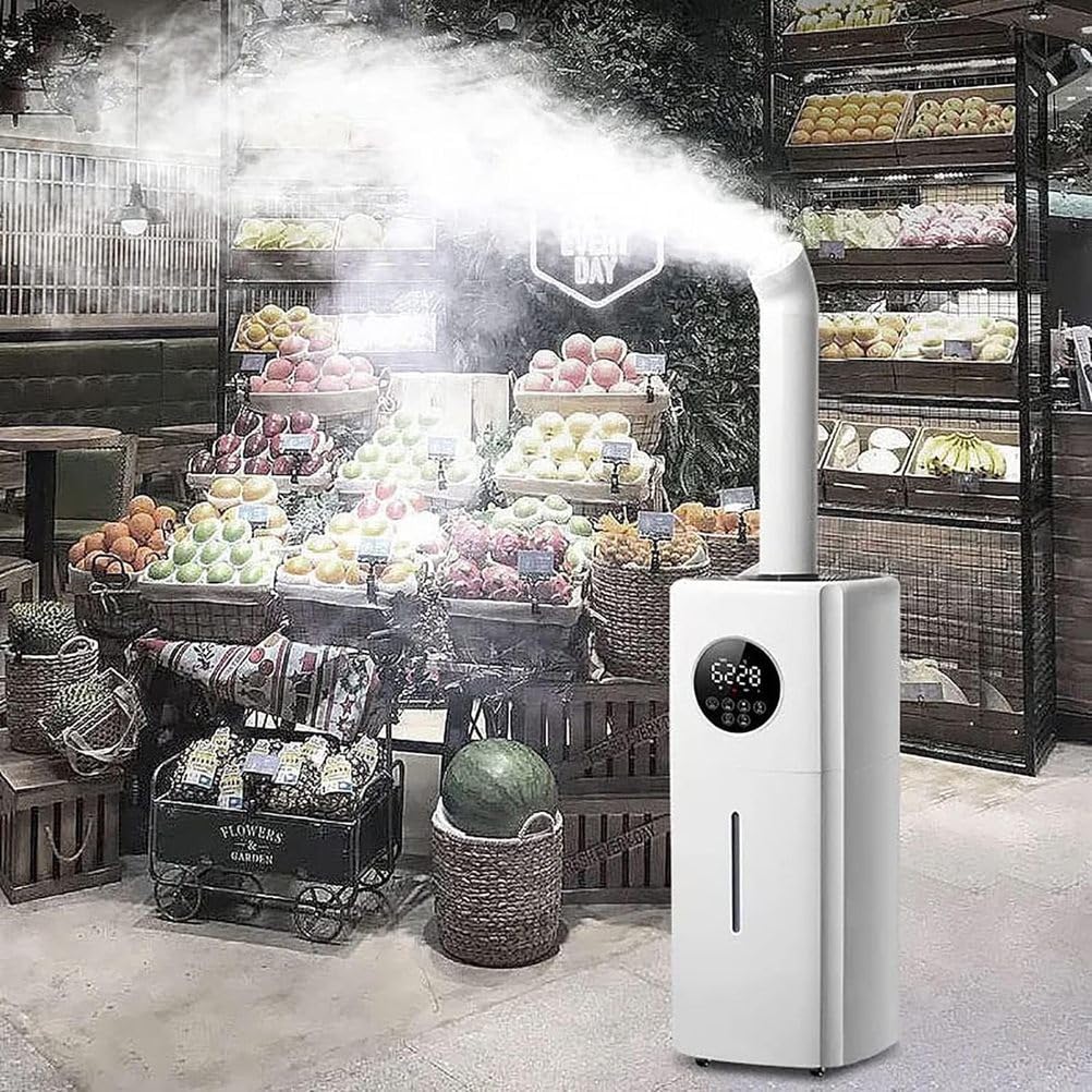 Umidificatore Industriale Commerciale, Umidificatori, umidità Costante Intelligente, Grande capacità da 21 Litri, per Serra Domestica, Supermercato, Ufficio
