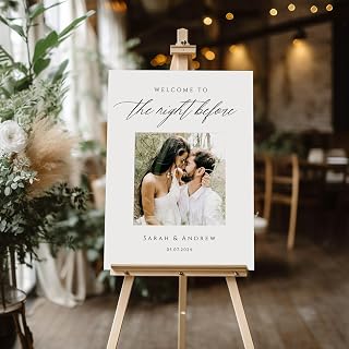 Rehearsal Dinner Signs, Rehearsal Dinner Signs For Easel, Rehearsal Dinner Welcome Sign With Photo Template, Editable The Night Before Decorations, Boho Printable Wedding Décor