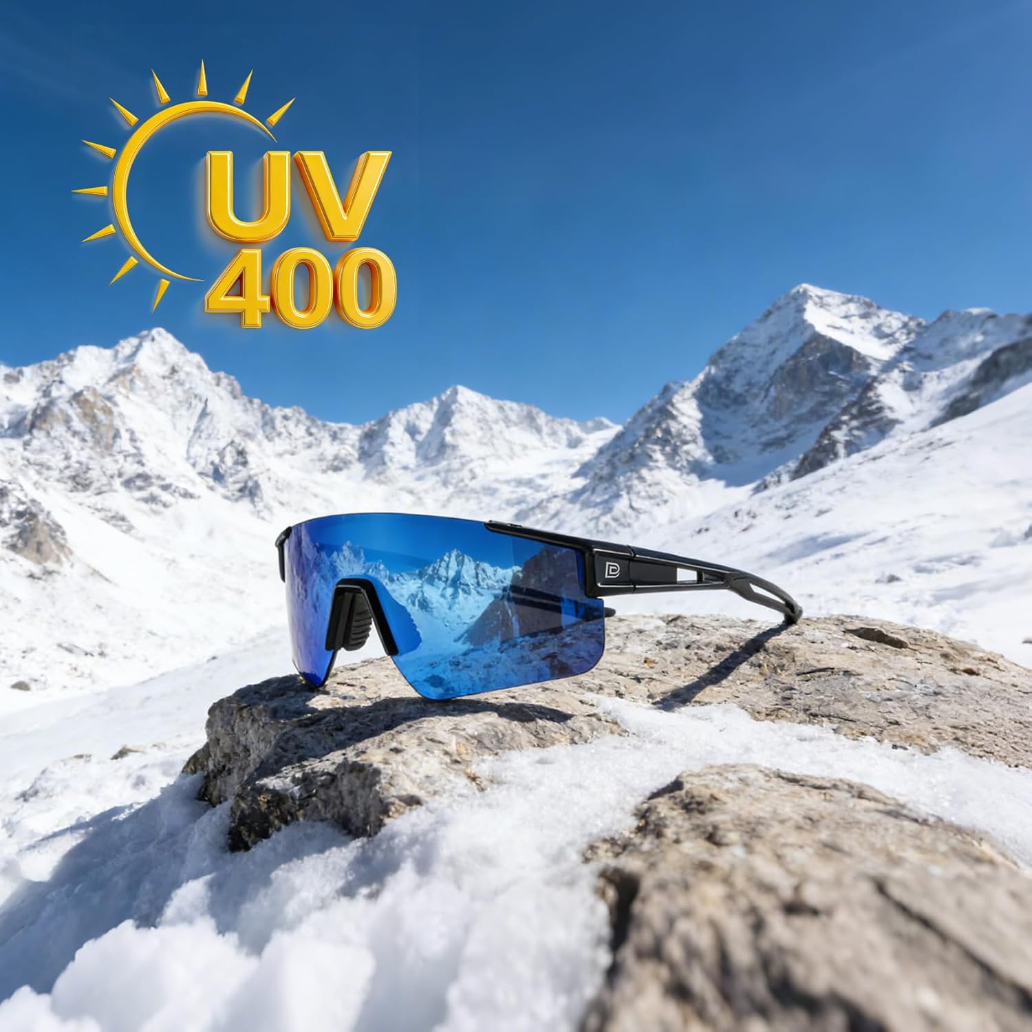 DUCO Sports Polarized Sunglasses Baseball Running Glasses for Women Men UV400 Protection Cycling Shades DC0069