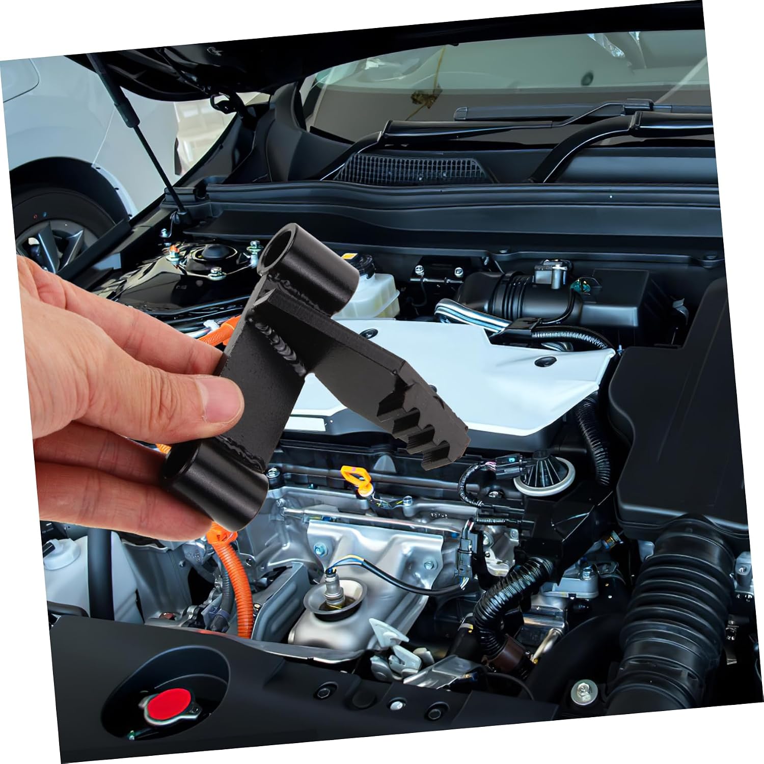 GLEAVI Flywheel Durable Flexplate Holder for Secure Engine Mounting Easy Installation Reliable Locking Mechanism Essential Flywheel Turning Tool for Automotive Repairs