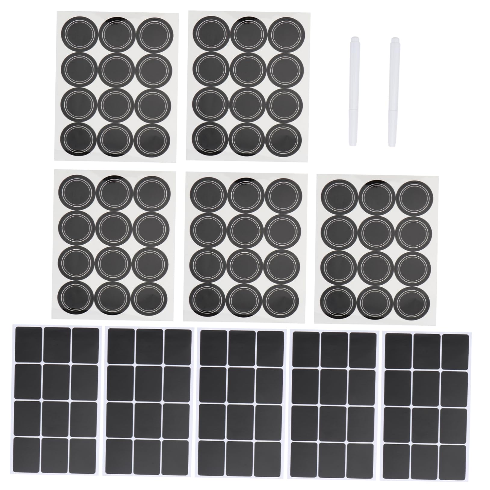 VILLCASE 3 Set Di Adesivi Sigillanti Per Etichette Da Cucina Etichette Adesive Rotonde Non Necessita Di Colla Materiale Robusto Facile Da Staccare