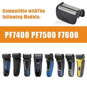 Shaver Replacement Head Compatible with Remington Foil Shaver | PF7400, PF7500, PF7600,Black, 1PCS