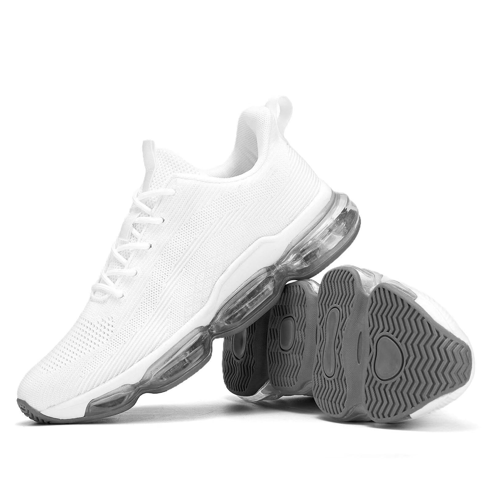 Mens Running Shoes Air Low Top Comfort Walking Lace Up Sneakers Breathable Fashion Tennis Sport Gym Fitness Cross Trainers