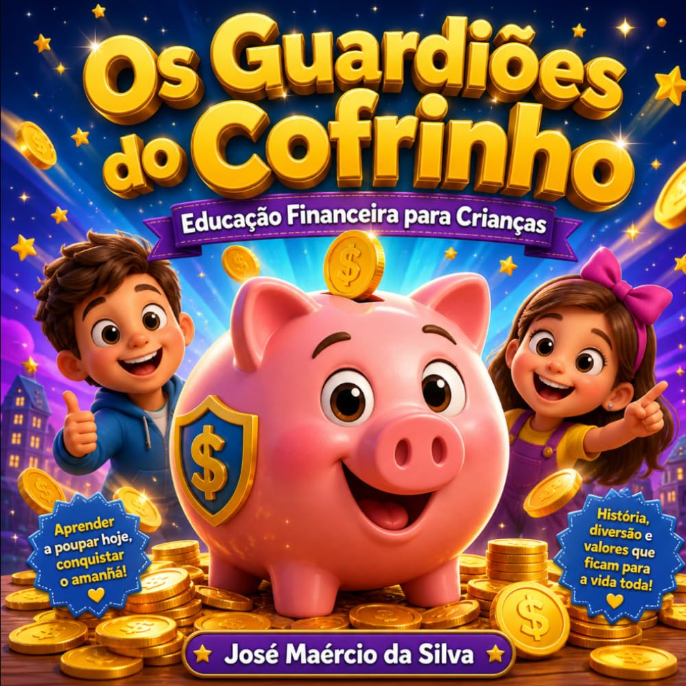 Os Guardiões do Cofrinho: Educação Financeira para Crianças: Aprenda sobre dinheiro, desejo e necessidade de forma divertida