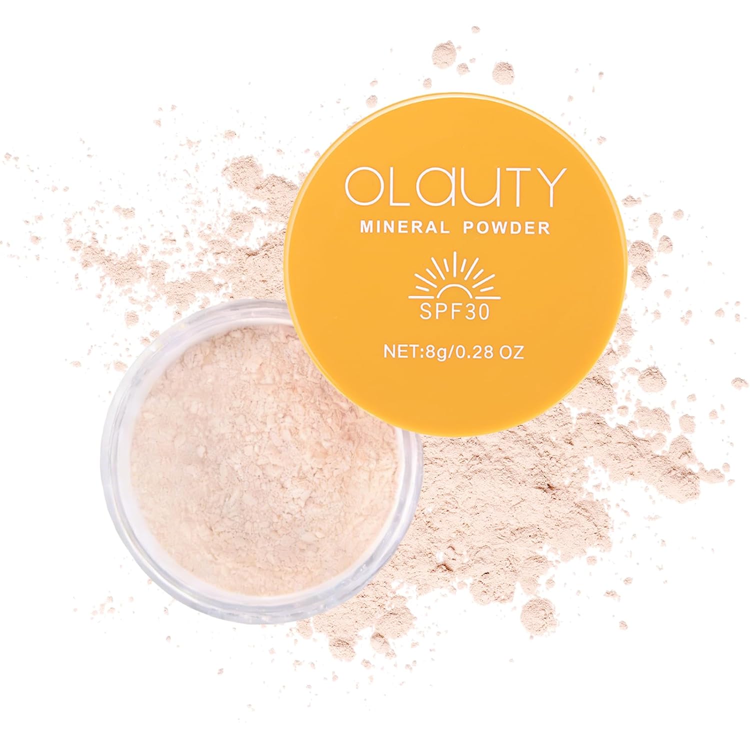 Deepmind Mineral Powder Sunscreen for Face & Scalp, SPF 35, Brush on Sunscreen Setting Powder, Matte Oil Control Hair Sunscreen Face Powder, Lasting Lightweight Breathable (#01 Translucent)