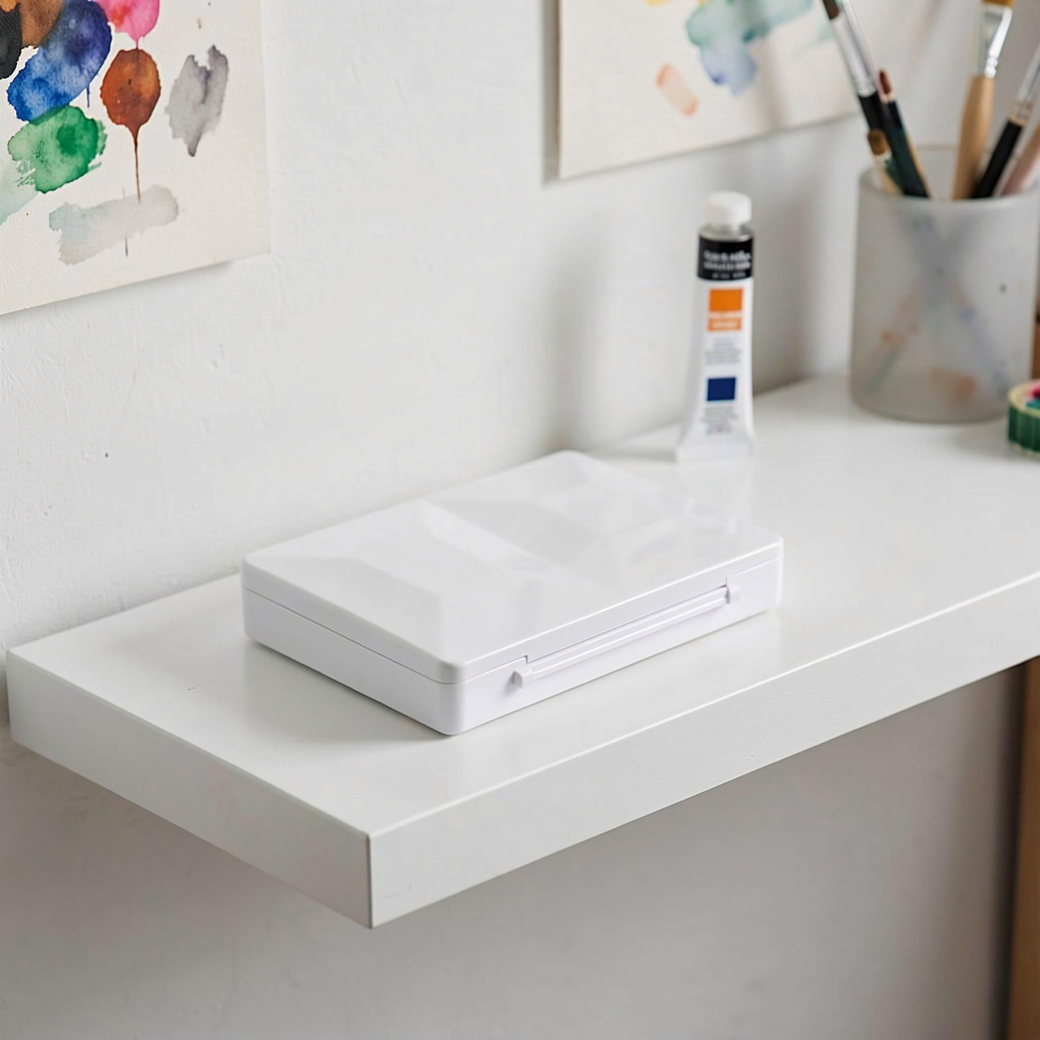 Boîte magnétique pour palettes d'aquarelle, coffret de