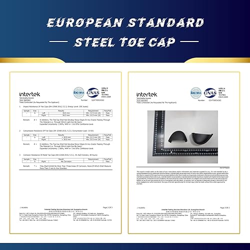 Miniatura 5 de BDETIBAYE Steel Toe Sneakers Comfortable Safety Shoes for Men Steel Toe Shoes for Women Non Slip Construction Work Shoes