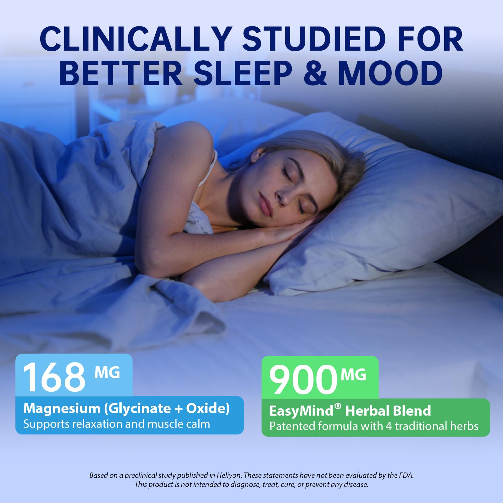 Magnesium Supplement Sleep Aid for Adults, Relaxation — Amazon image 3