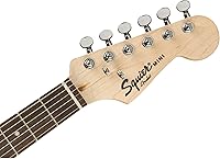 Vista 6 de Fender Squier Guitarra Eléctrica Mini Strat de Tamaño 3/4 para Niños Paquete de Aprender-a-Tocar con Correa, Púas, Lecciones en Línea de Fender Play