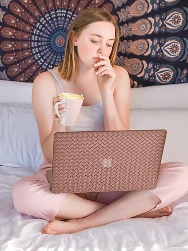 Miniatura 24 de Seorsok Compatible con MacBook Air de 13 pulgadas 2022 2021 2020 2019 2018 versión A1932 A2179 M1 A2337 Touch ID, elegante funda rígida de plástico