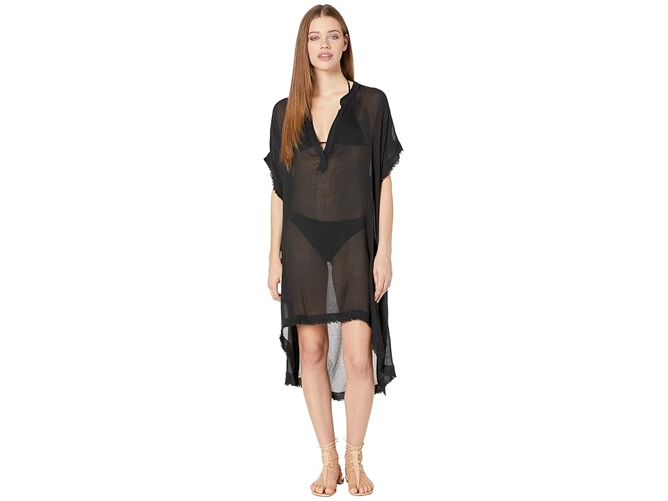 

Billabong Found Love Dress Cover-Up (Black Pebble) Women's Swimwear