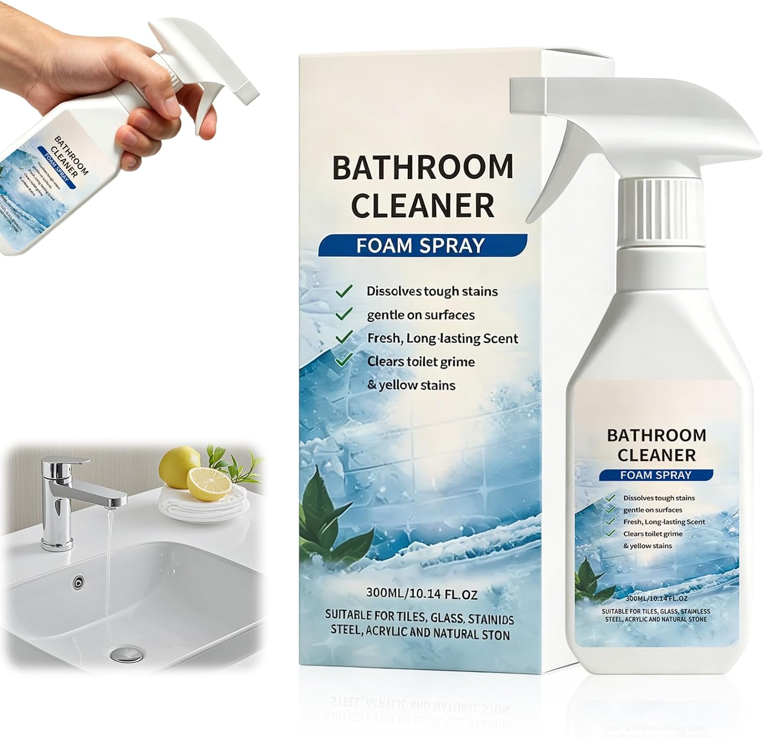 Scale Remover Bathroom Cleaner...