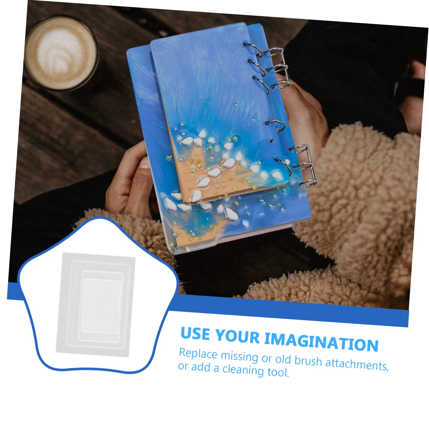 TEHAUX 4piezas Molde De Silicona Molde Para Manualidades Unidades Para Regalos Personalizados