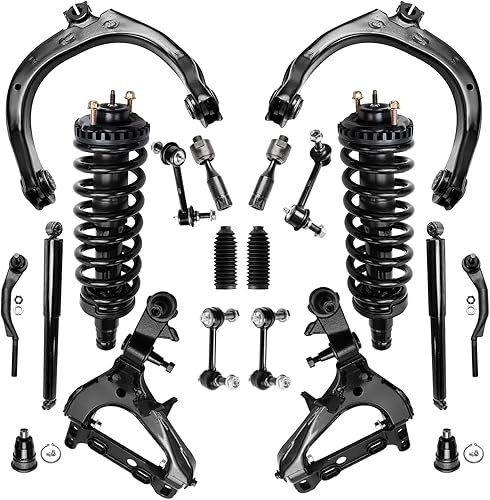 Miniatura 212 de Detroit Axle - Kit de puntales delanteros de 6 piezas para Chevrolet Aveo Aveo5 Pontiac G3 Wave, barra estabilizadora, varillas de acoplamiento