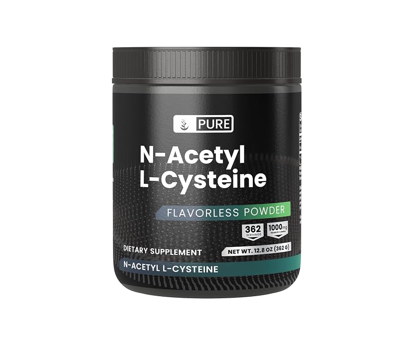 PURE ORIGINAL INGREDIENTS Suplemento de N-acetil-L-cisteína em pó 362,88 g