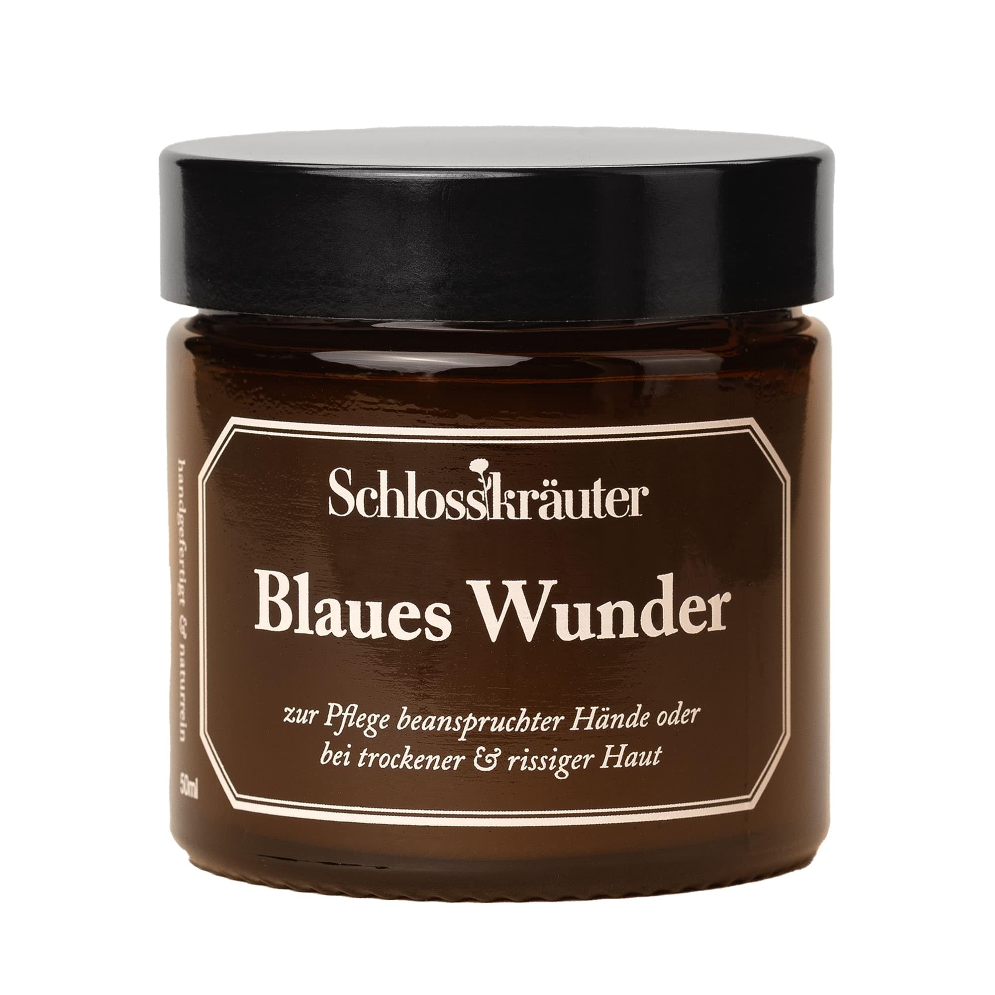 Blaues Wunder Handcreme für sehr trockene Hände I Intensive Handpflege für rissige Hände mit Sheabutter, Bienenwachs & Propolis I Naturkosmetik 50ml
