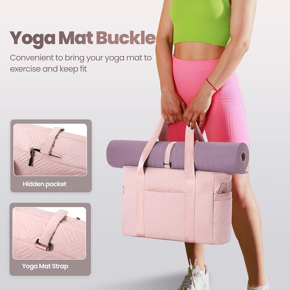 Amazon.com: MACWE Large Pink Tote Bag for Women - Lightweight Work