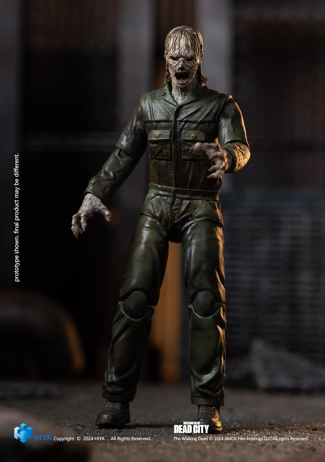 Hiya Toys The Walking Dead: Daryl Dixon - Dark Eyes Walker Exquisite Mini Series 1:18 Scale Action Figure