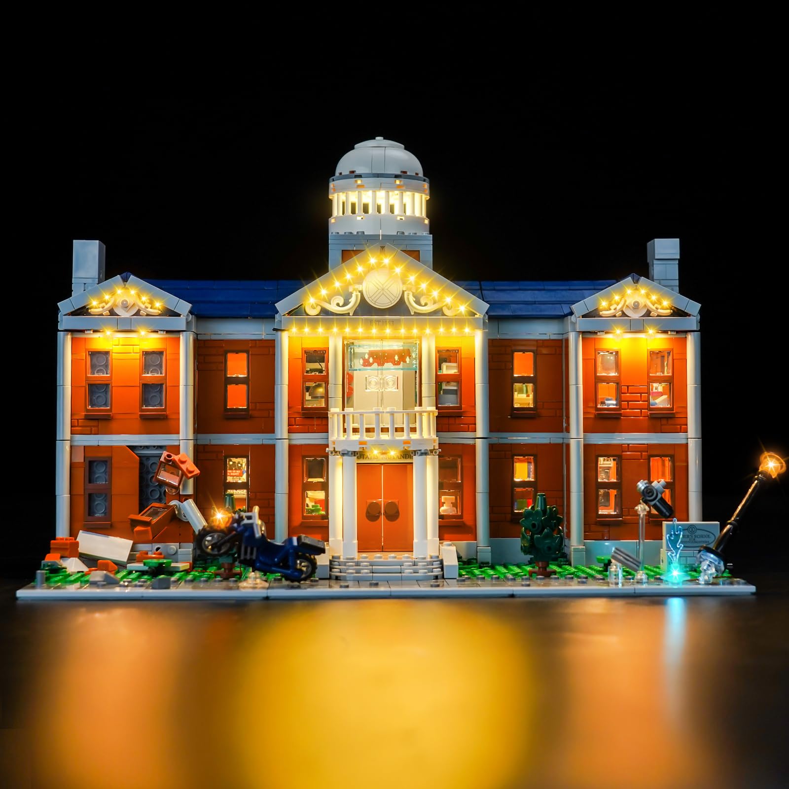 LocoLee Led Light Set Compatible with Lego X-Men: The X-Mansion Led Decoration Lighting Kit Compatible with Lego 76294 Building Blocks Model,Only Lights Set,No Model