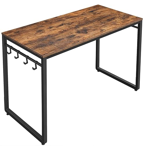 Miniatura 10 de VASAGLE ALINRU Escritorio de computadora Gris beige,Marrón rústico,https://www.amazon.com/dp/undefined