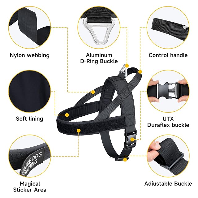 Foto 4 de 7 de EXCELLENT ELITE SPANKER Arnés para Perro sin tirones con asa, arnés Ajustable de Nailon para Perro