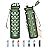 Enerbone 32 oz Water Bottle, Leakproof BPA & Toxic Free, Motivational Water Bottle with Times to Drink and Straw, Fitness Sports Water Bottle with Strap for Office, Gym, Outdoor Sports, Hunter Green