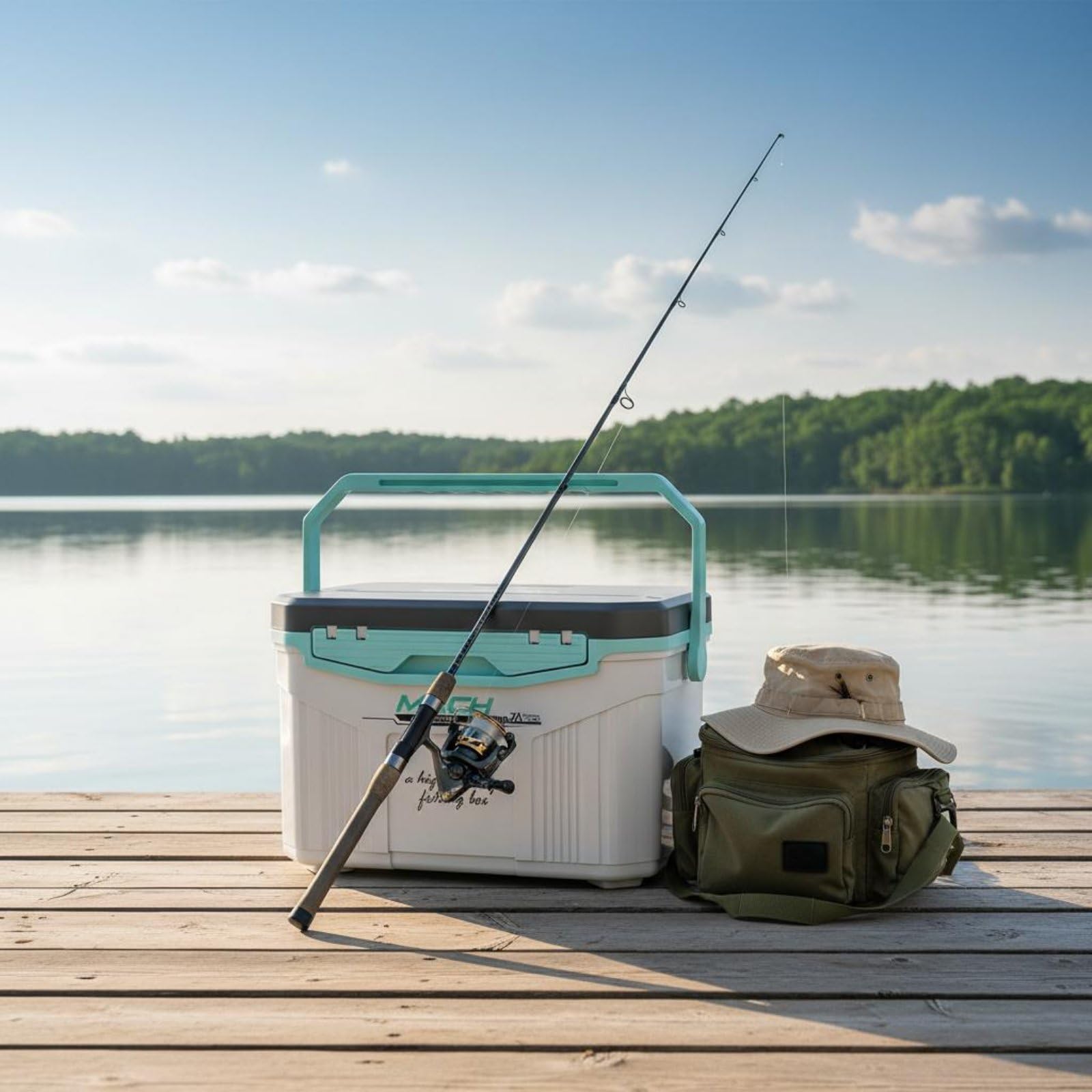 Qianly Ghiacciaia Portatile 18L Grande Capacità Box Termico da Pesca Leggero Contenitore Termico Rigido per Campeggiatori